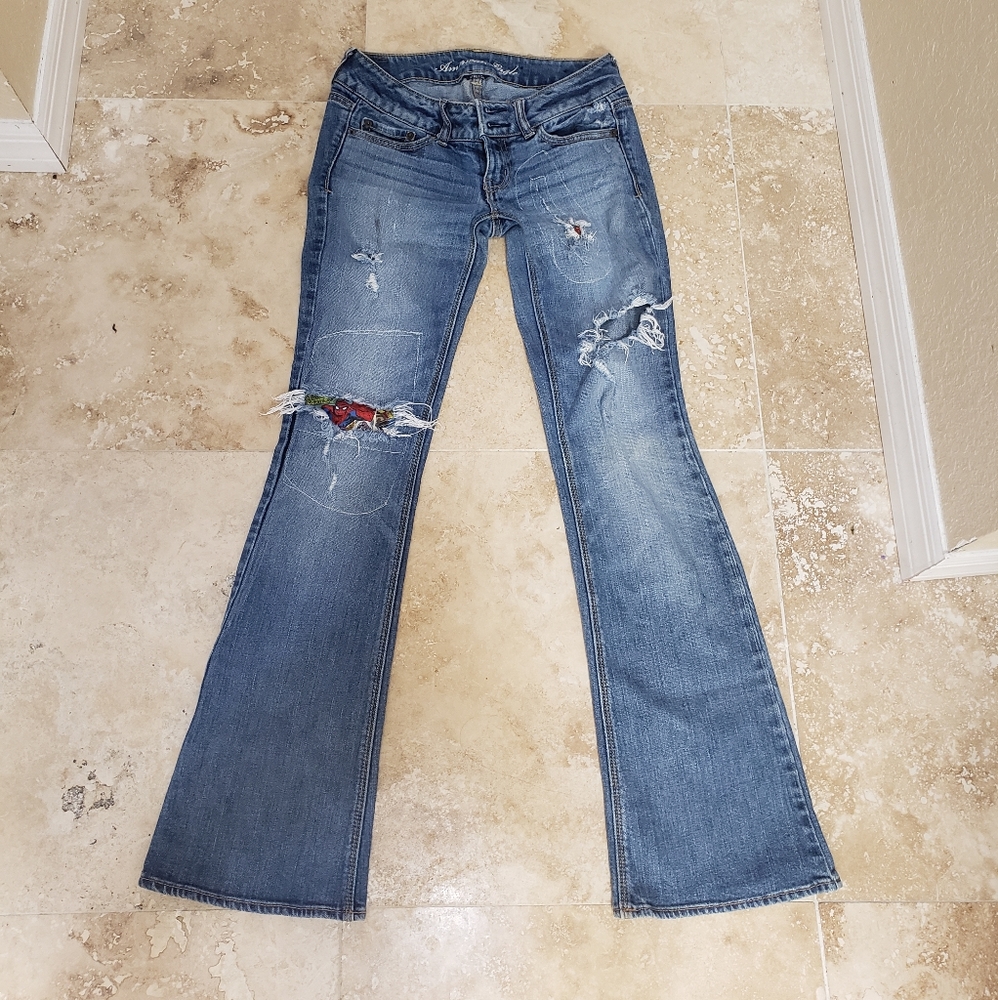 American eagle rip jeans